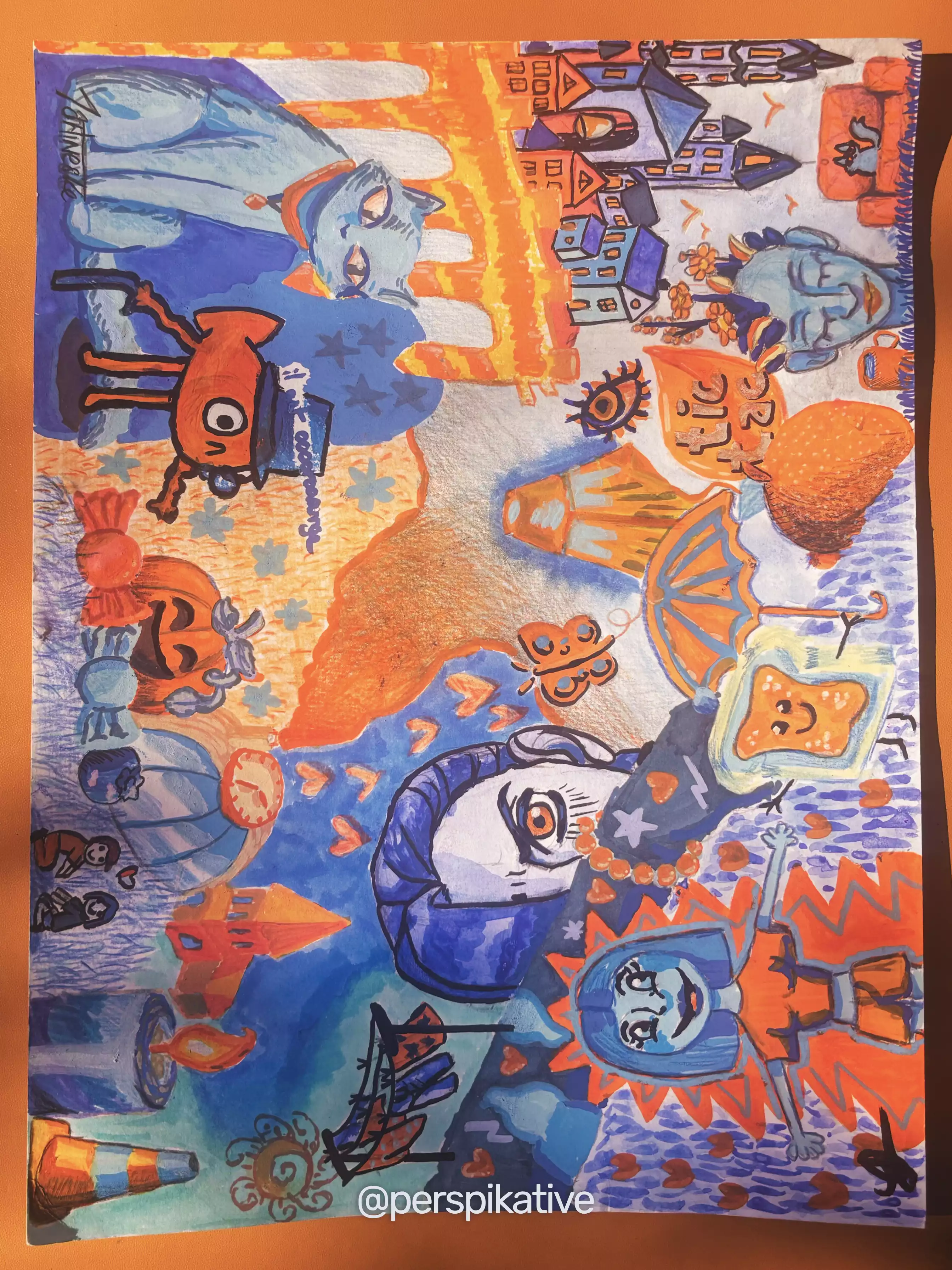 i'm the orange of ur blue